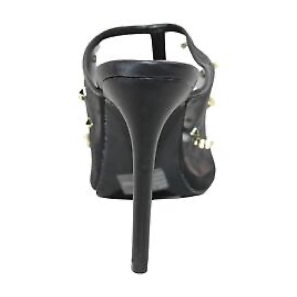 Olivia Miller Noelle Mesh Stud Heel Mules